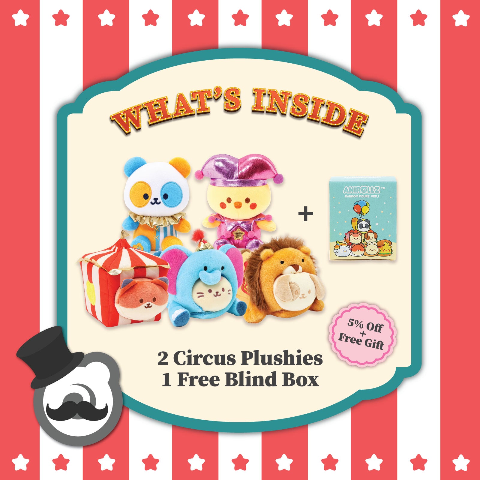 Rollmaster's Circus Surprise Bag