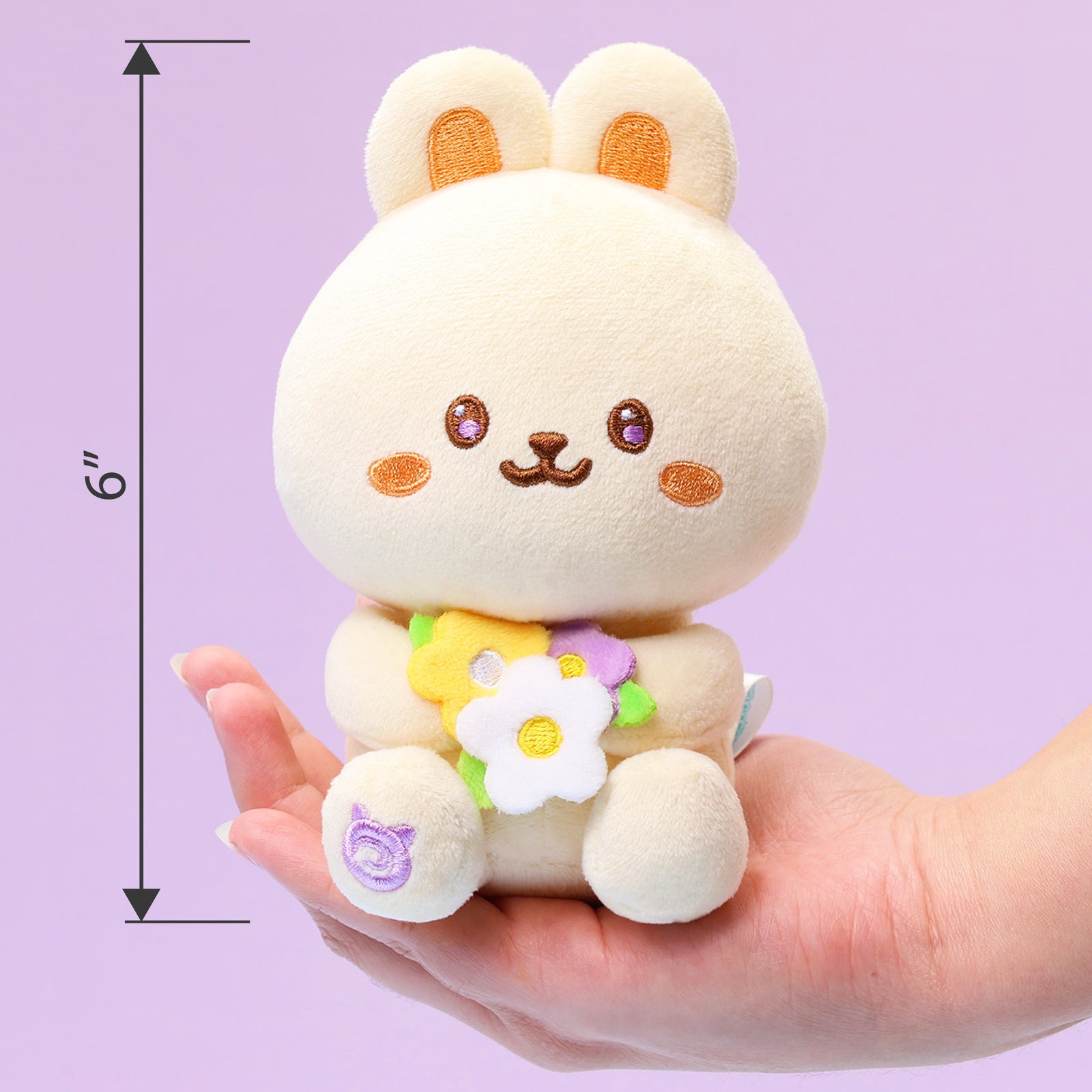 Flower Fairy Bunniroll Small Sitting Plush