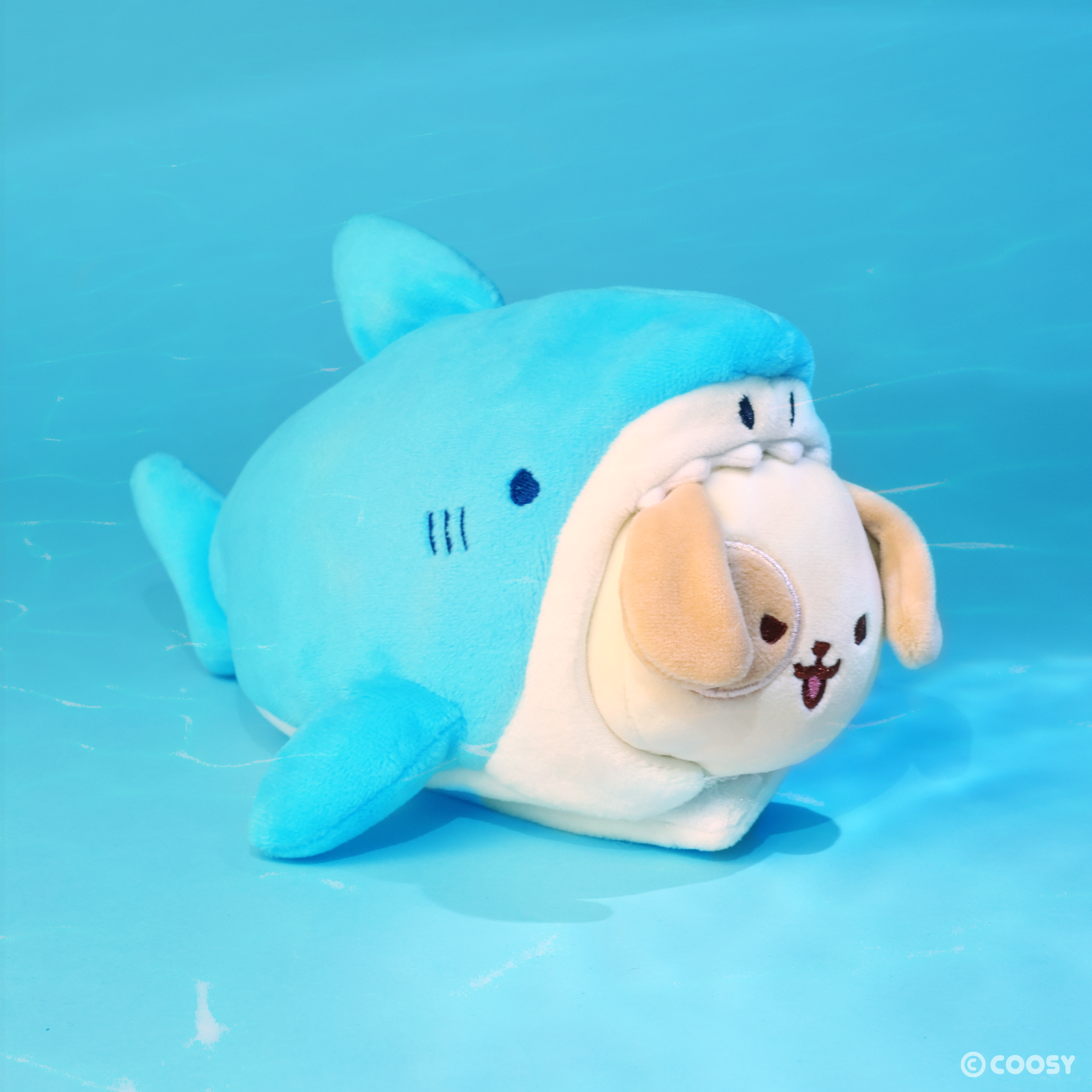 Shark Puppiroll Small Outfitz Plush