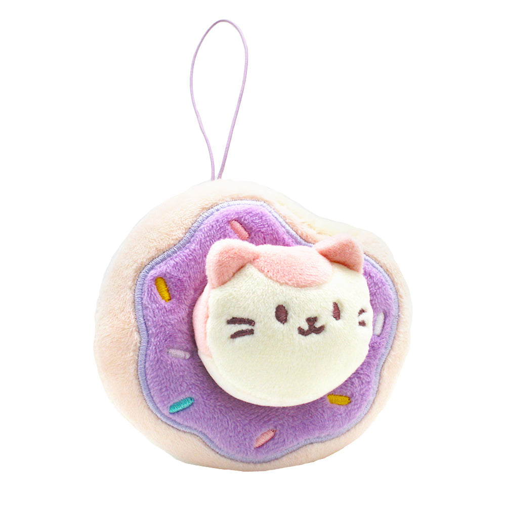 Anirollz 4" Donut Kittiroll Plush Keychain