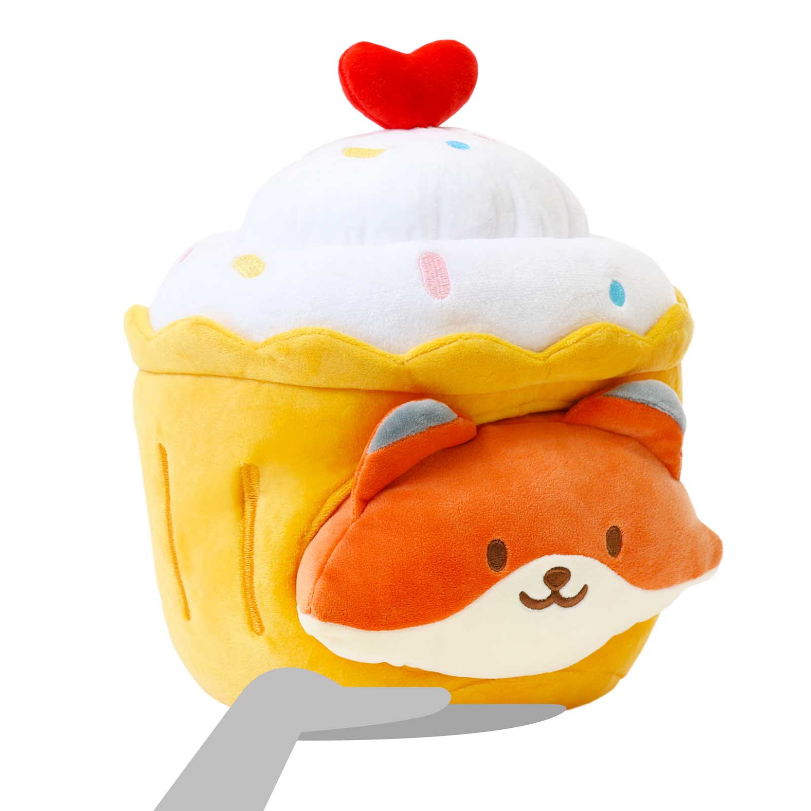 Cupcake Foxiroll Medium Outfitz Plush