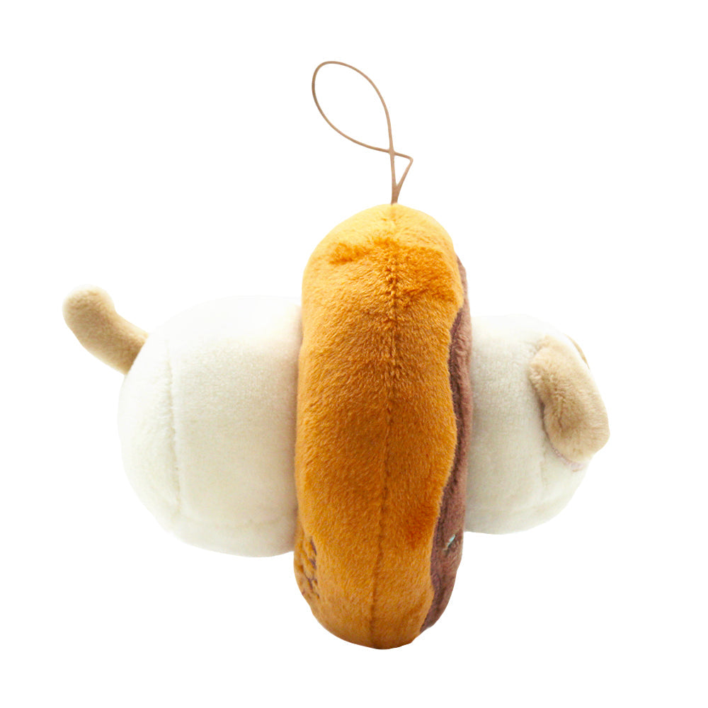 Anirollz 4" Donut Puppiroll Plush Keychain