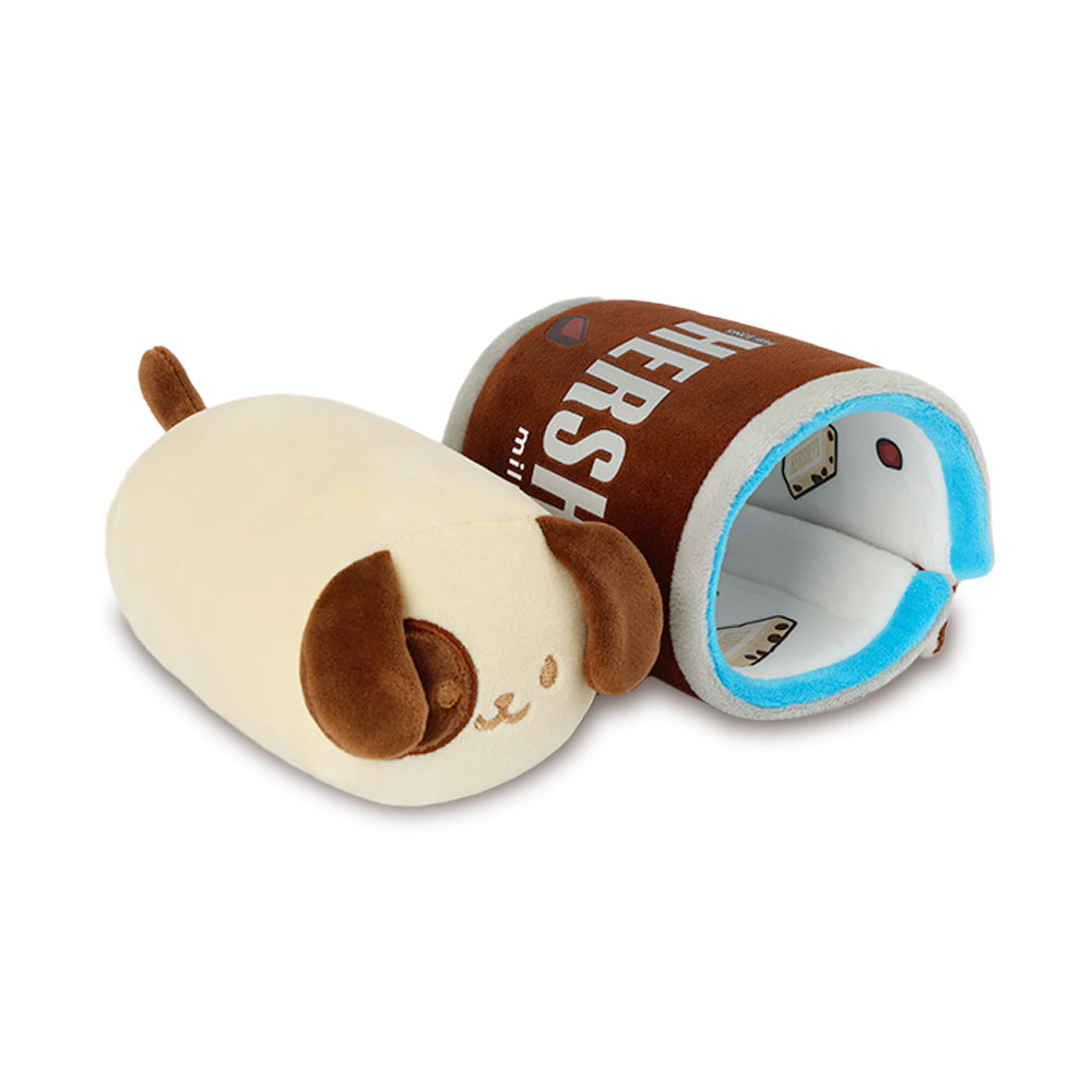 Anirollz x Hershey's 6" Small Blanket Reversible Plush Puppiroll