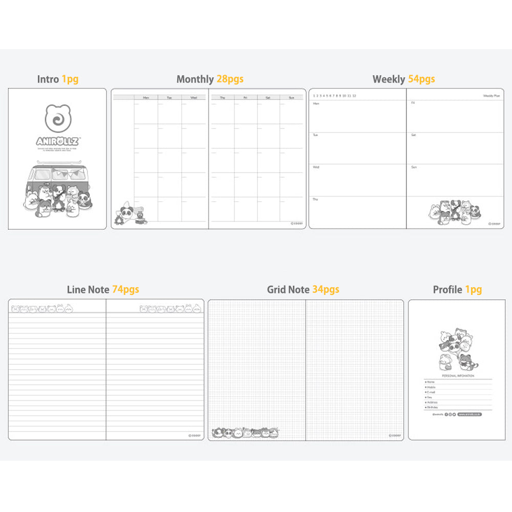 Monthly Planner Notebook