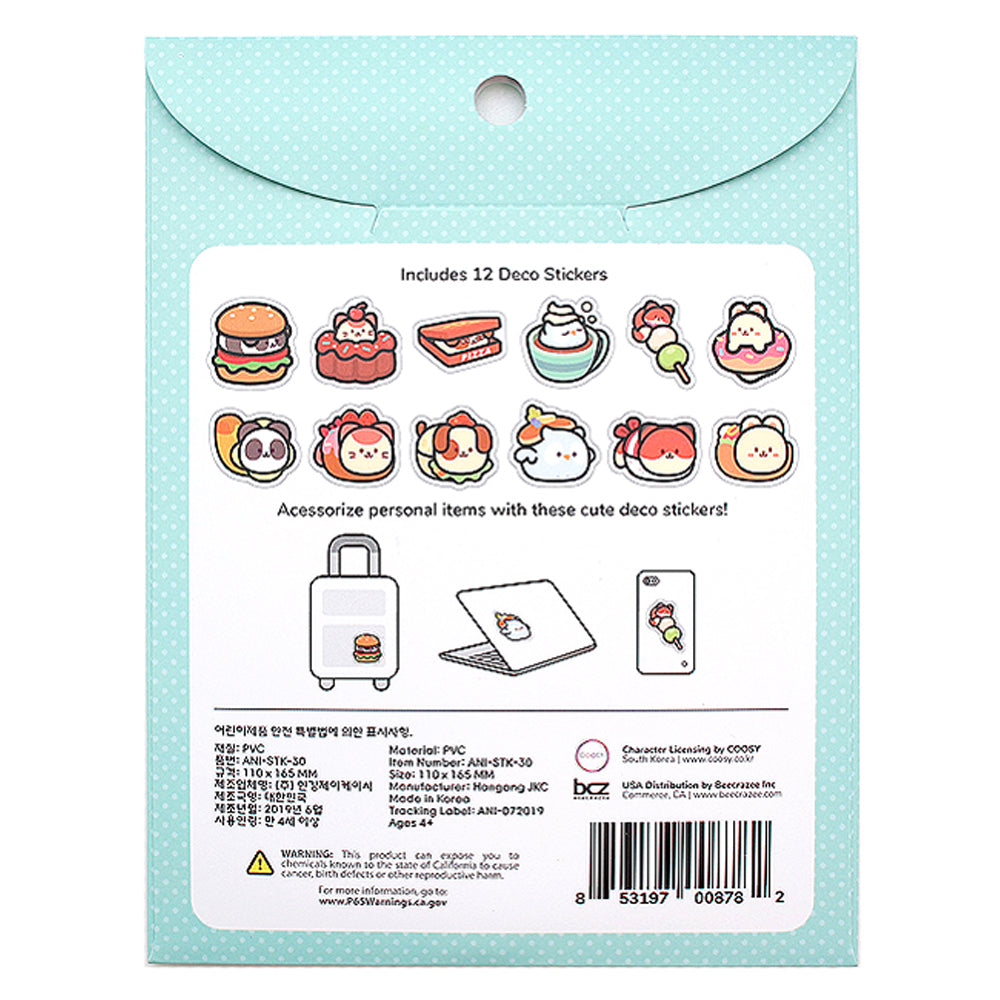 Anirollz Assorted Die-Cut Sticker Pack.